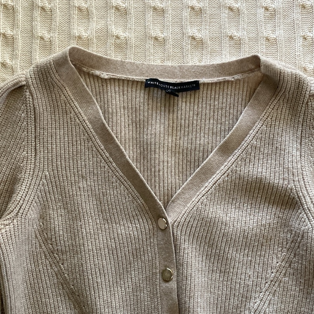 White House Black Market Cardigan ~ Small - Picture 4 of 7